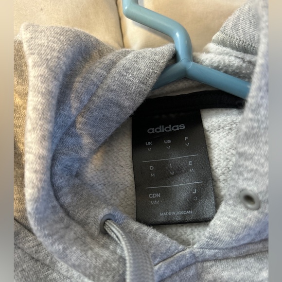 Mens Adidas Grey Sweatshirt - Picture 2 of 2